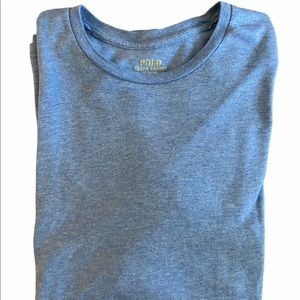 Ralph Lauren heathered blue tee